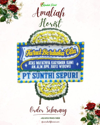 Papan Bunga Duka di Sambeng